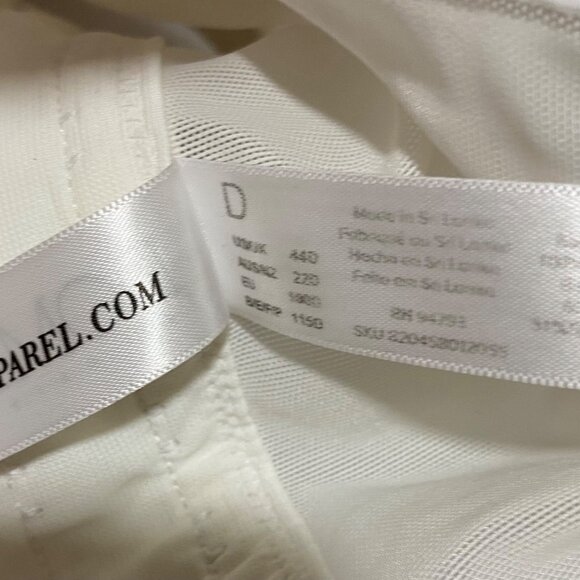 Dominique Strapless Satin Corset Bustier White Bridal Lingerie Boning & Hook - Picture 6 of 6